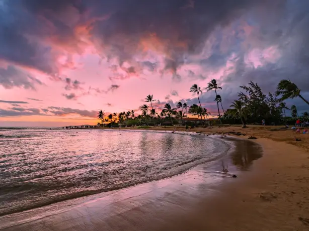 USA Hawaii poipu beach