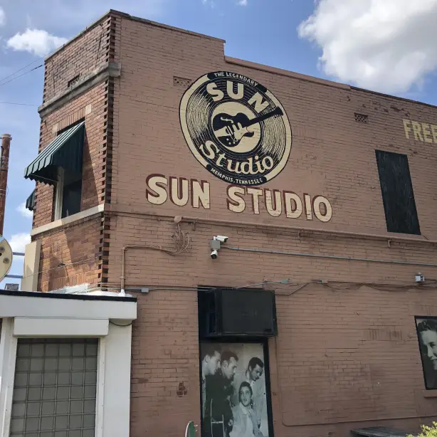 US Tennessee Memphis Sun studio outside
