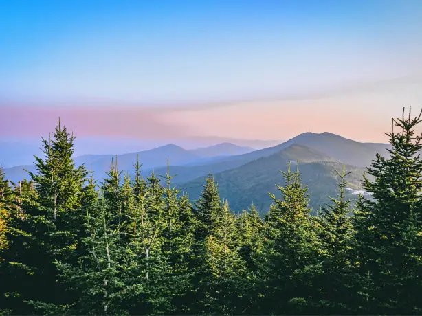 USA Südstaaten North Carolina Blue Ridge Mountains