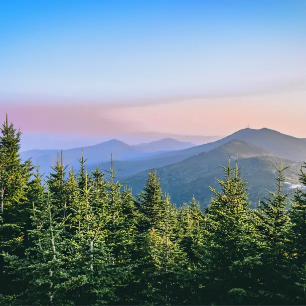USA Südstaaten North Carolina Blue Ridge Mountains