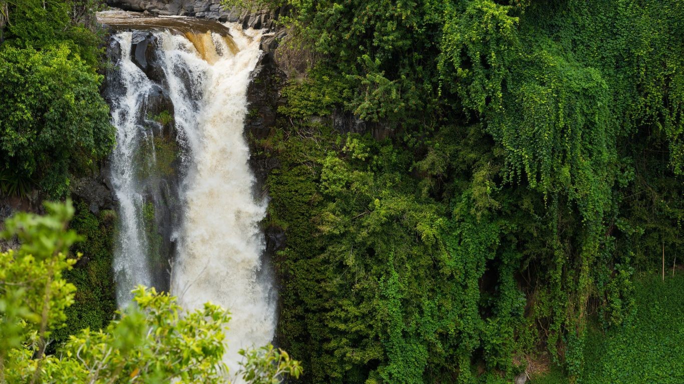 USA Haleakala National Park waterfalls 2
