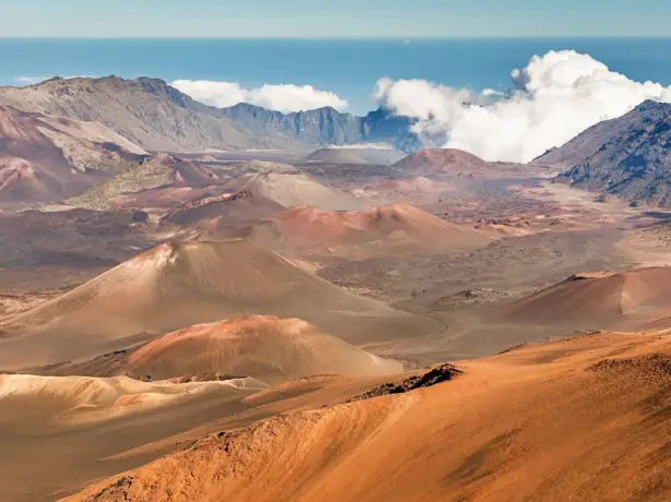USA Hawaii Haleakala National Park crater