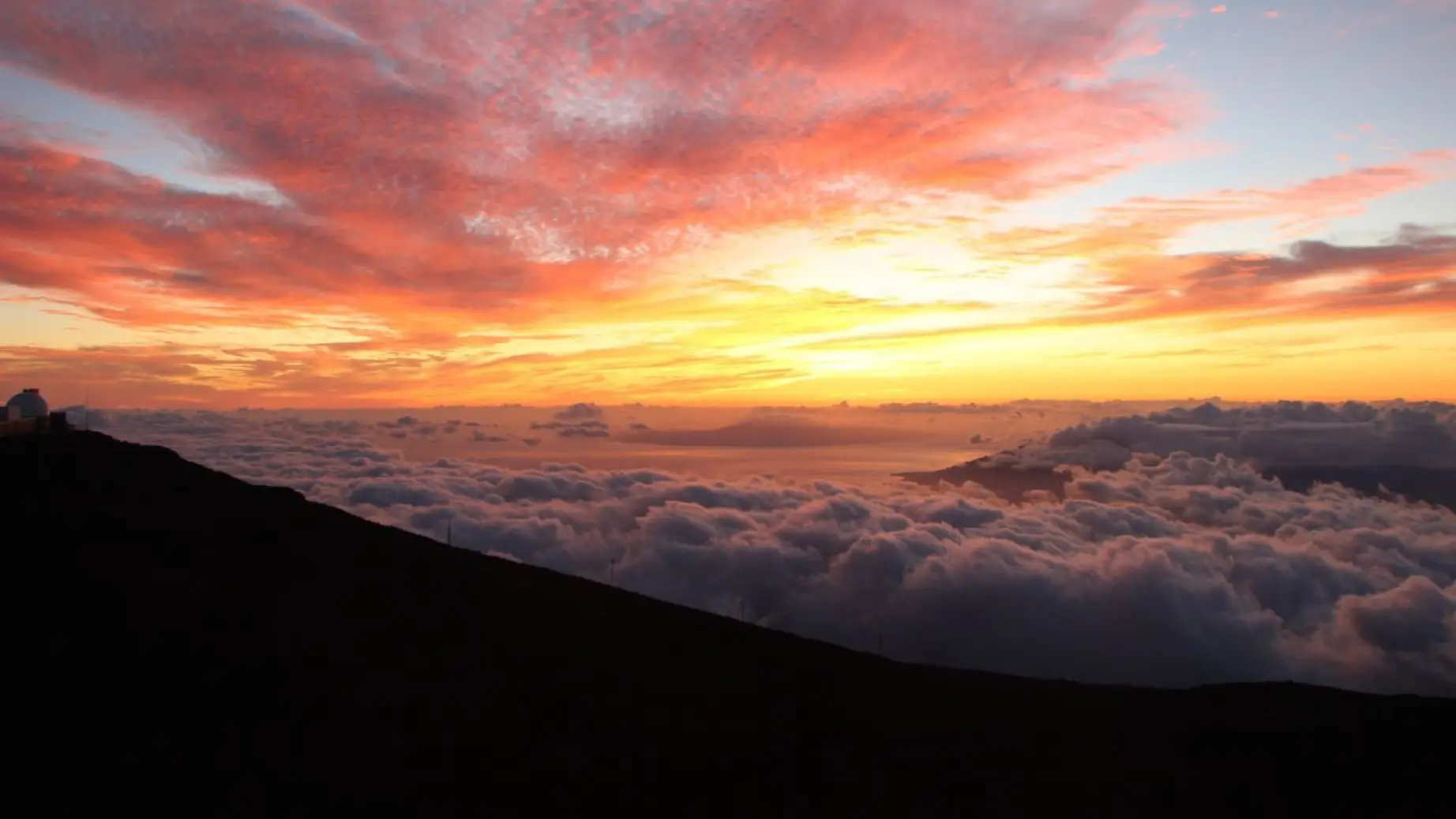 USA Hawaii Haleakala National Park sunset