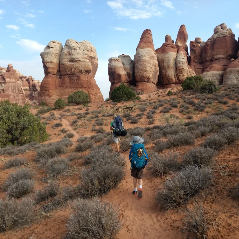 USA Utah San Juan County Canyonlands National Park Needles District Allison Yamamoto Sparks