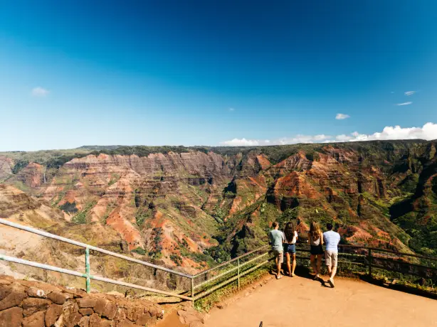 Usa Hawaii kauai waimea canyon lookout