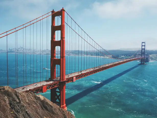 view of the golden gate, San Francisco, California