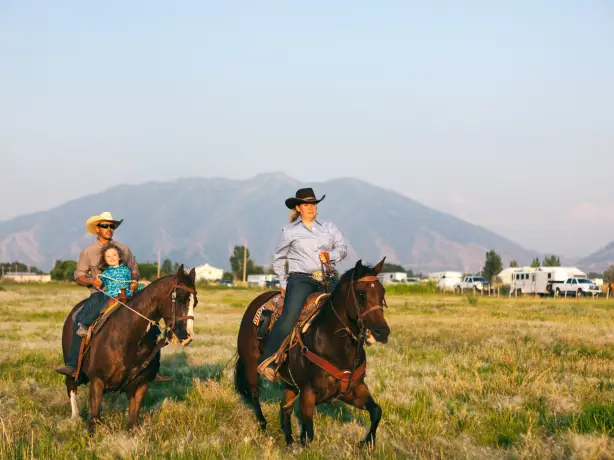 USA Nordwesten Oregon Aktivität reiten