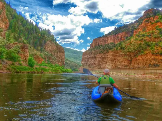 kayak on the Colorado River