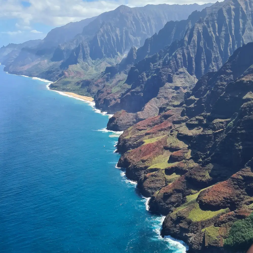 Helikoptervlucht in Hawaï, VS