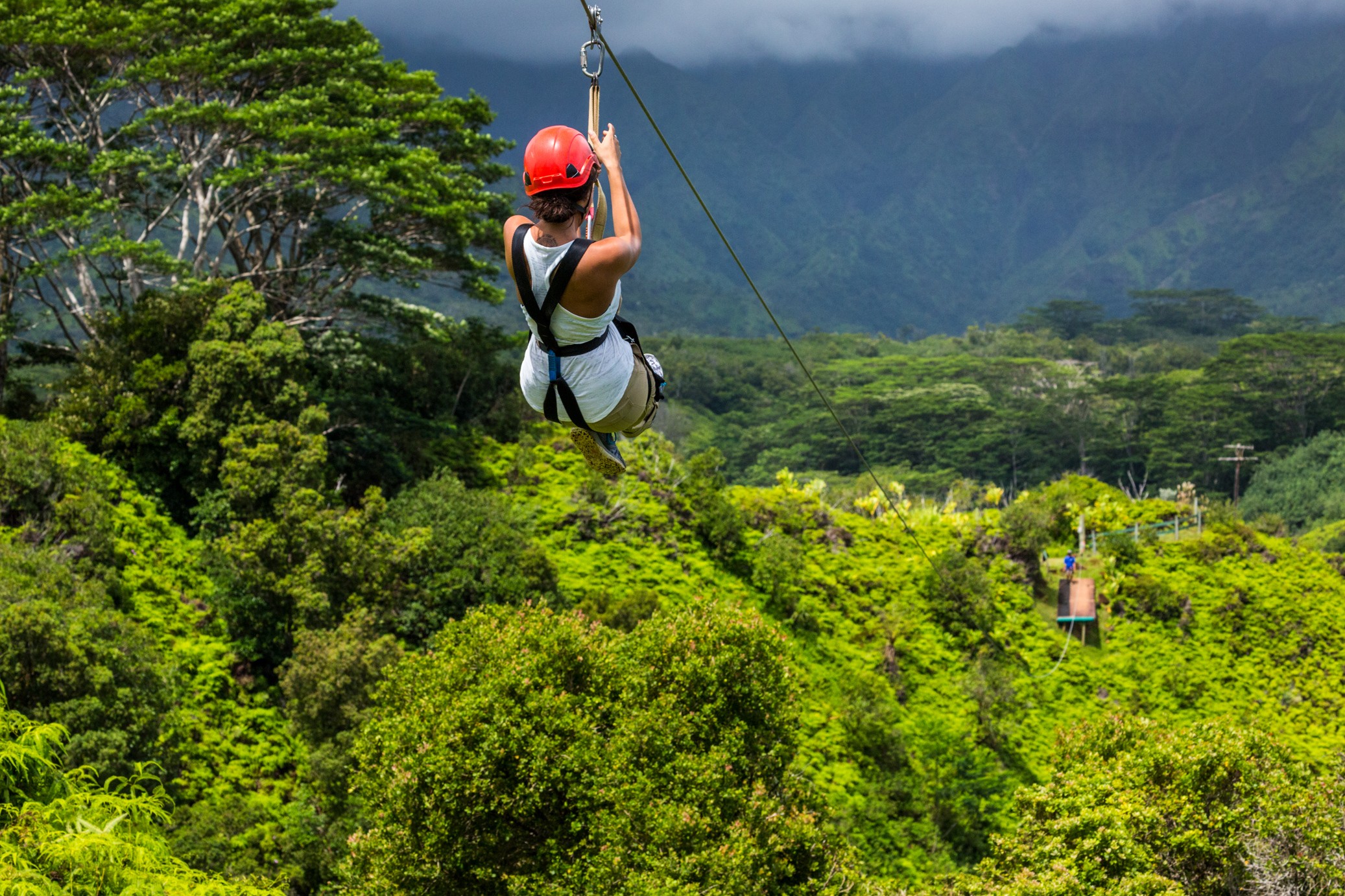 Usa hawaii kauai ziplining credit hawaii tourism authority tor johnson
