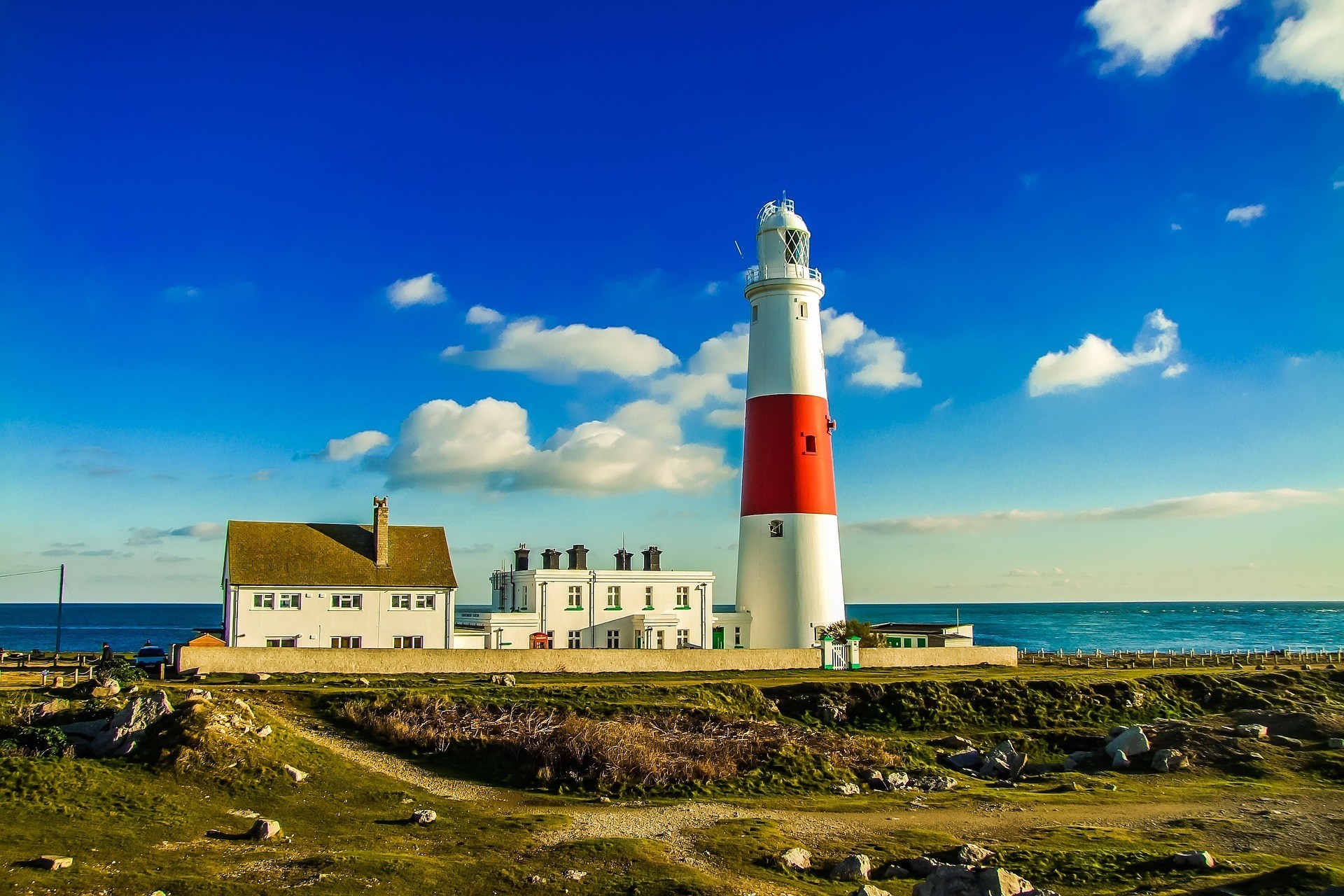 usa maine portland lighhouse views