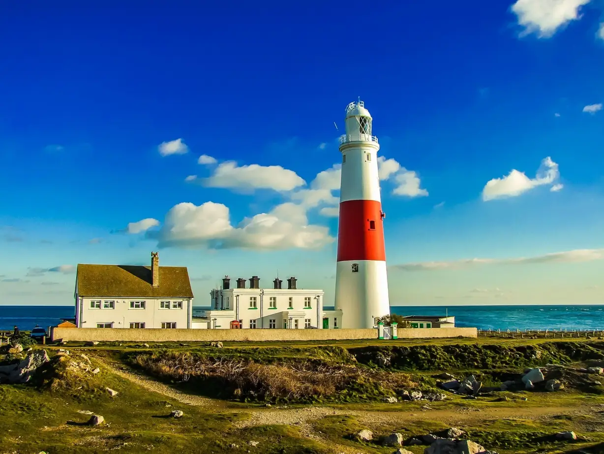 usa maine portland lighhouse views