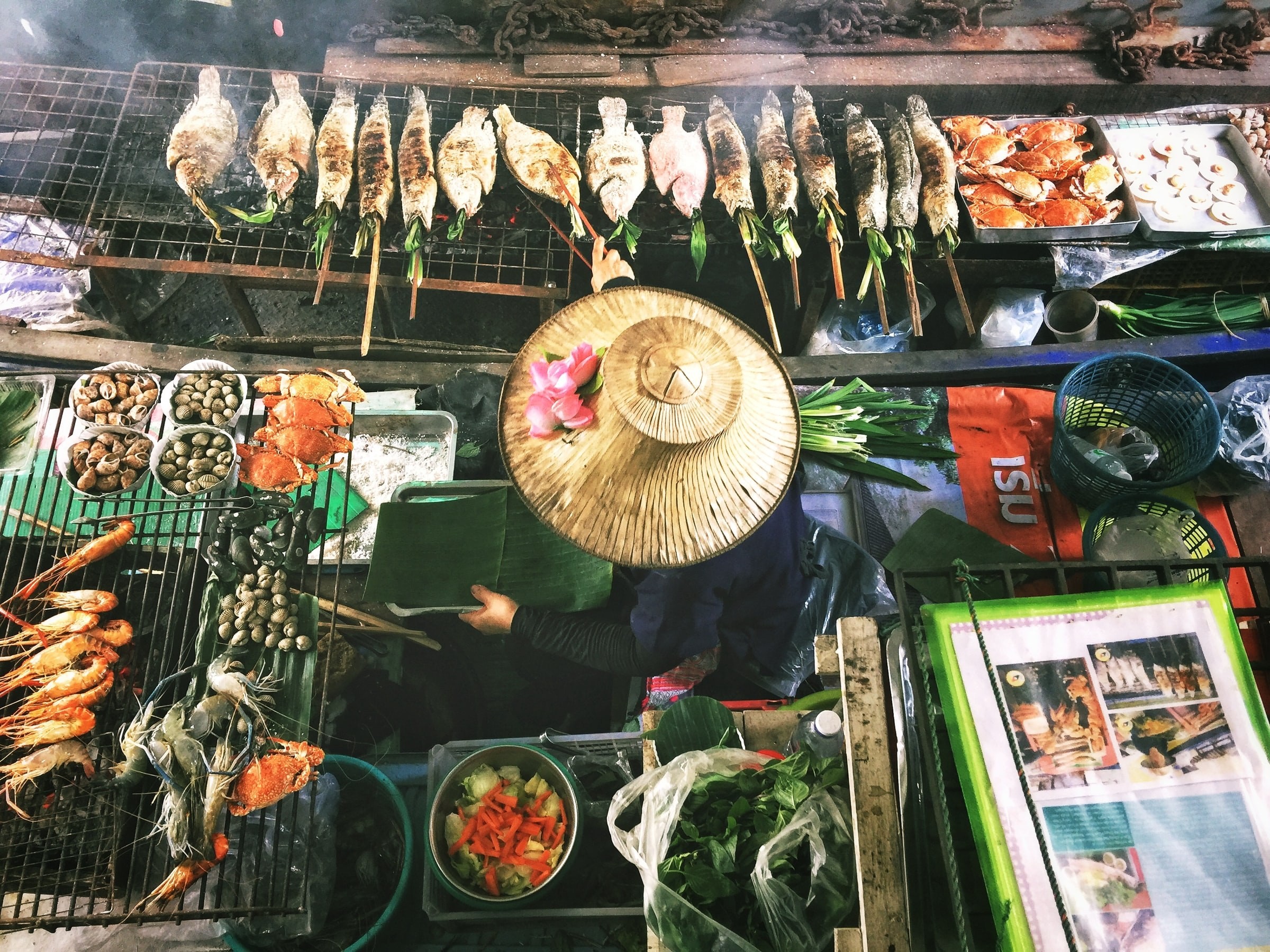 Straßenimbissstand in Bangkok