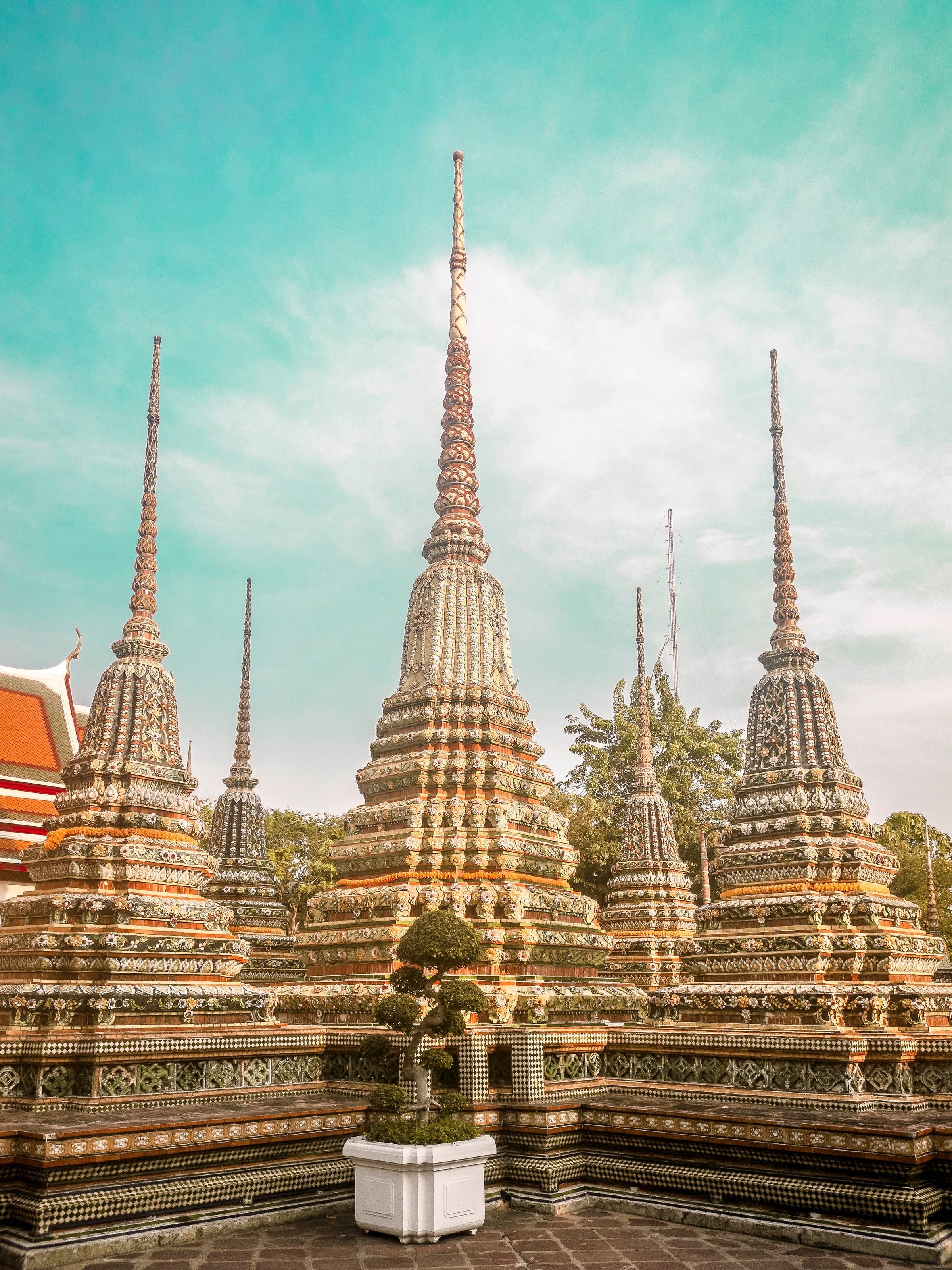 Traditioneller Tempel in Bangkok