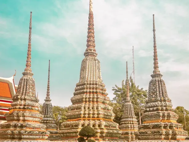 Traditioneller Tempel in Bangkok