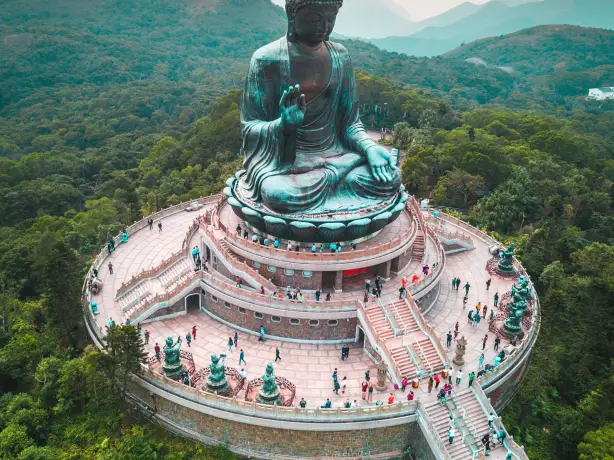 Große Buddha Statue in Hongkong