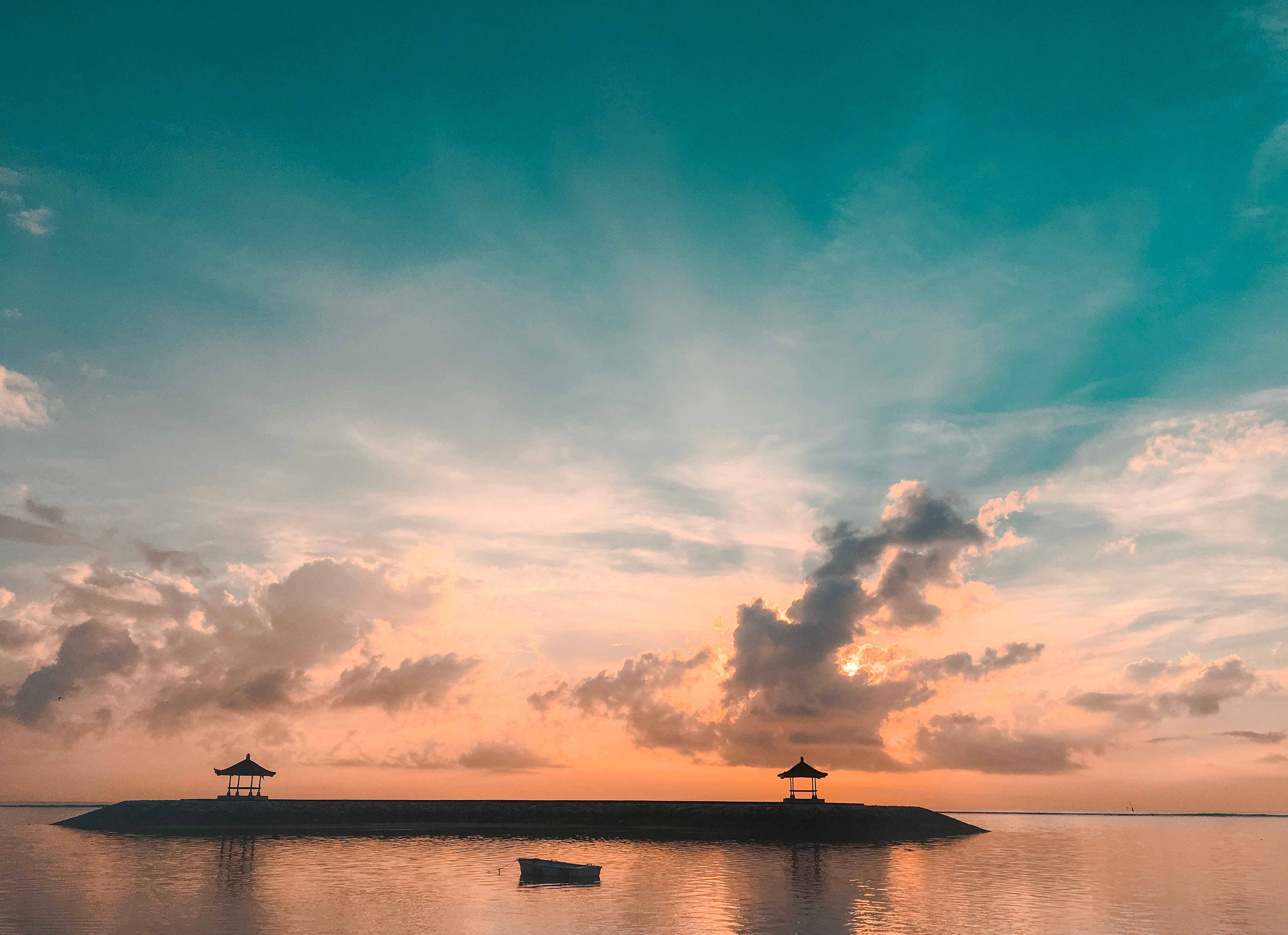 Sonnenuntergang auf Bali