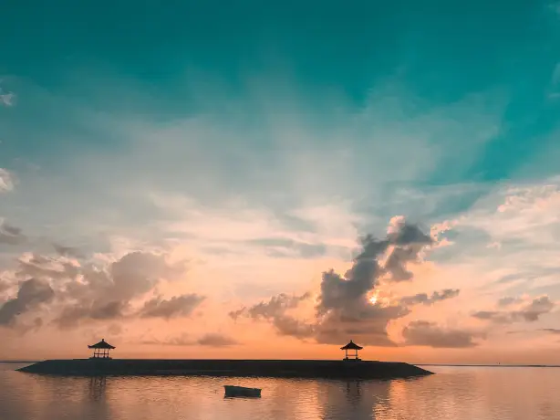 Sonnenuntergang auf Bali