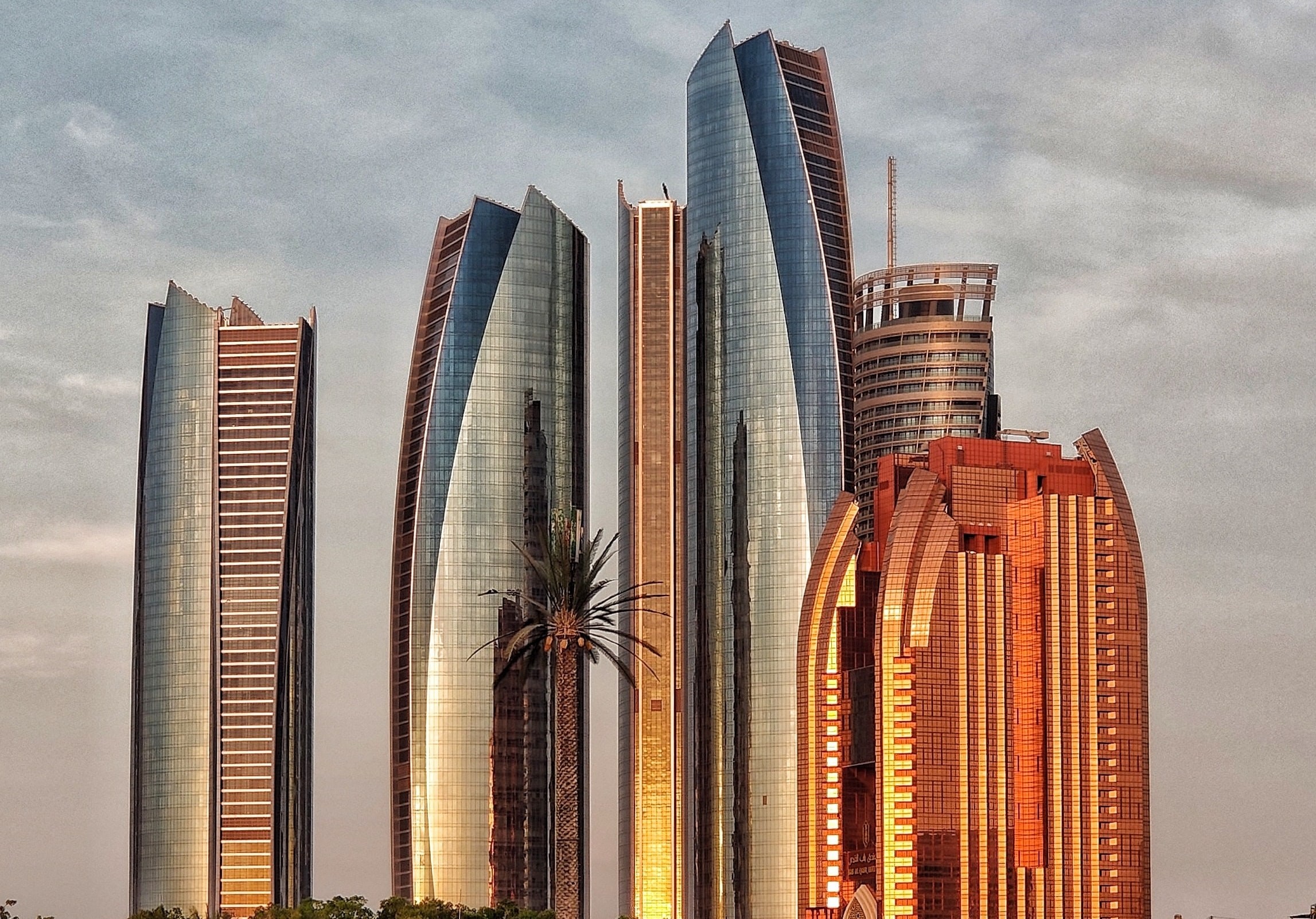 Hochhäuser Etihad Towers in Abu Dhabi