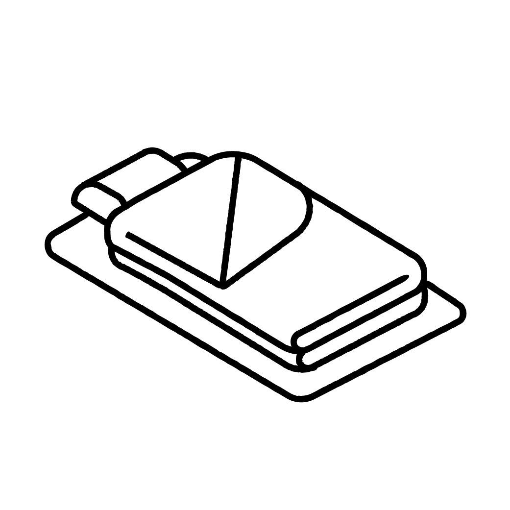 Eine Illustration eines Schlafsacks