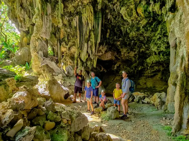 Cookinseln Atiu Kalksteinhöhlen Tour