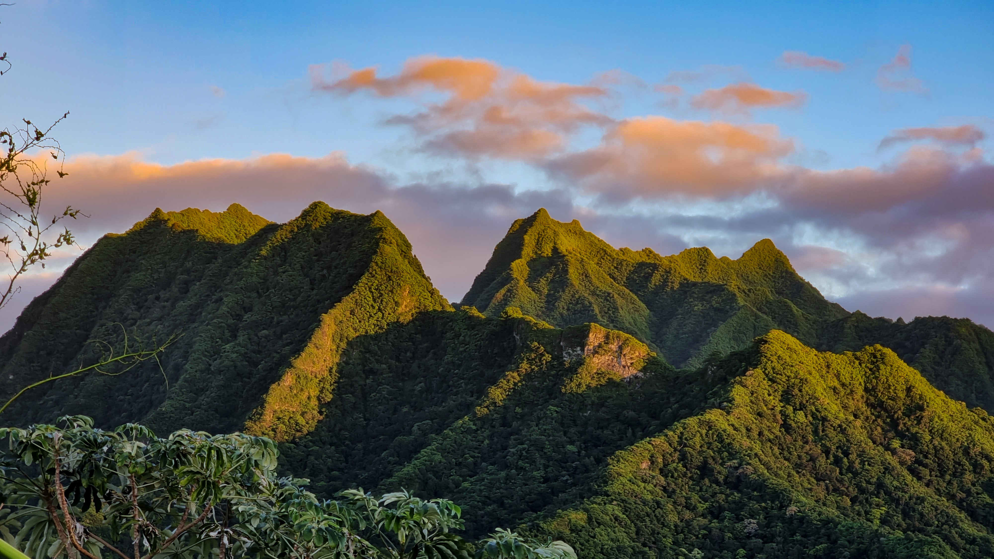Cook Eilanden Rarotonga bergen