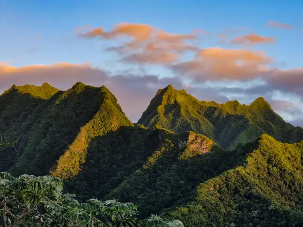 Cookinseln Rarotonga Berge