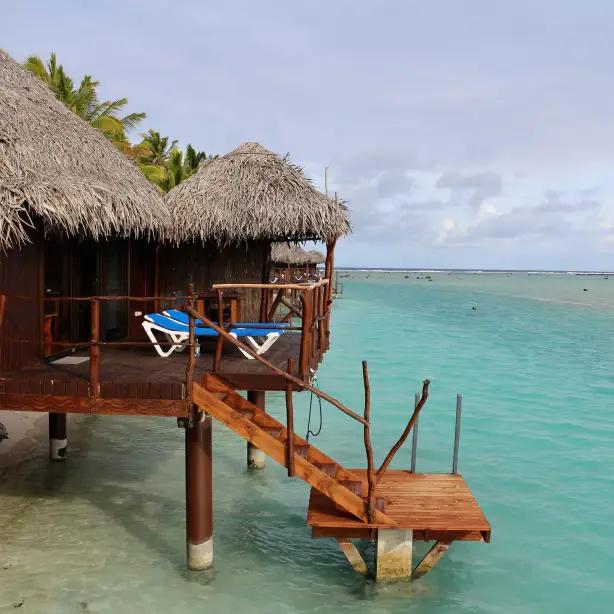 Cookeilanden Aitutaki Lagoon Resort bungalows