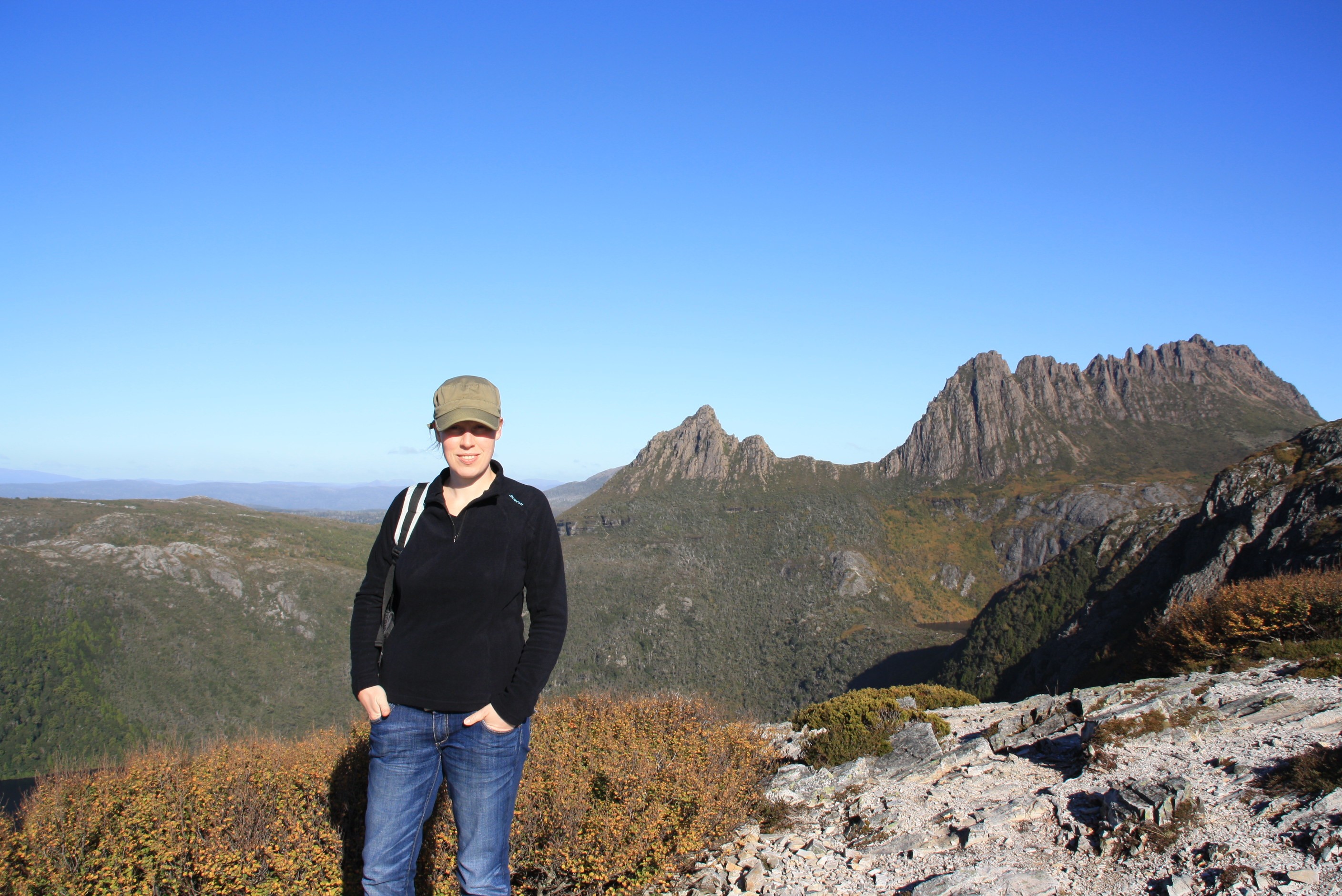 Nicole au cradle mountain