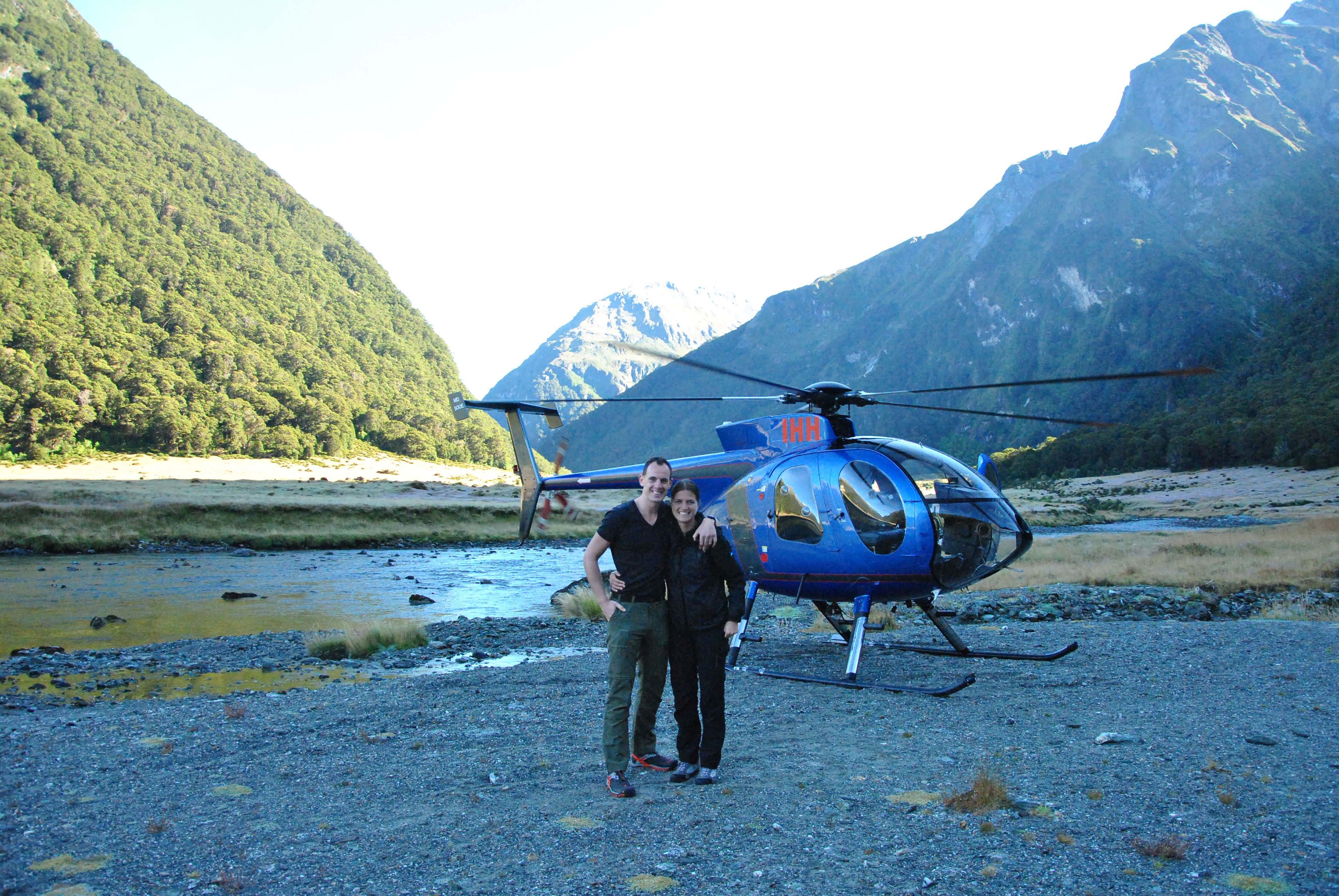 Nz koppels dirk jan chantal helikopter