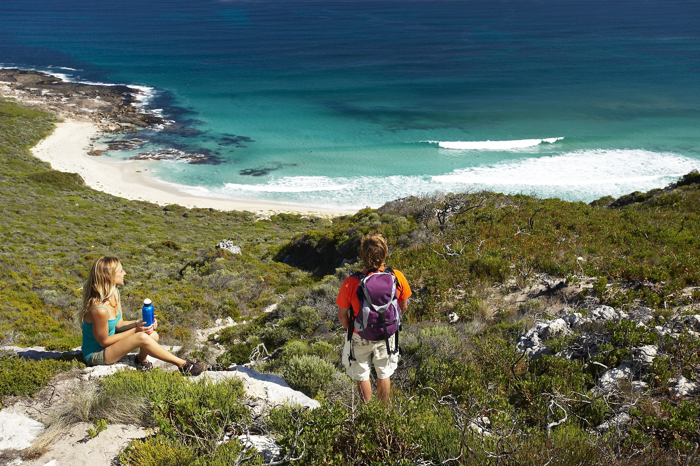 Cape Lodge Margaret River Bushwalking Coastal Couple