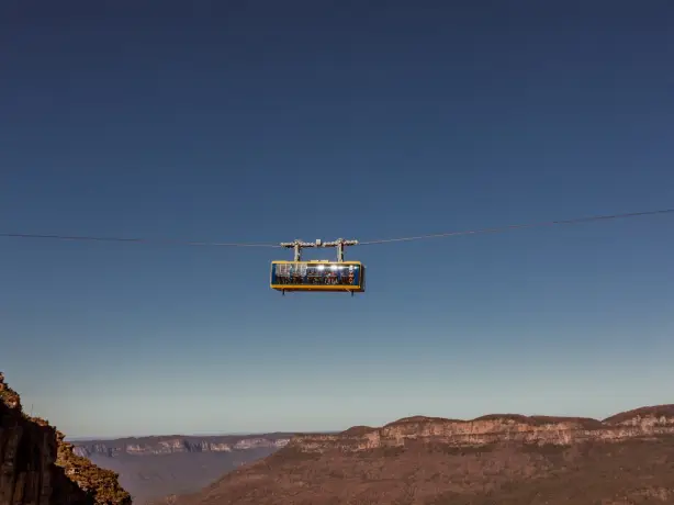 Aus nsw blue mountains cable car