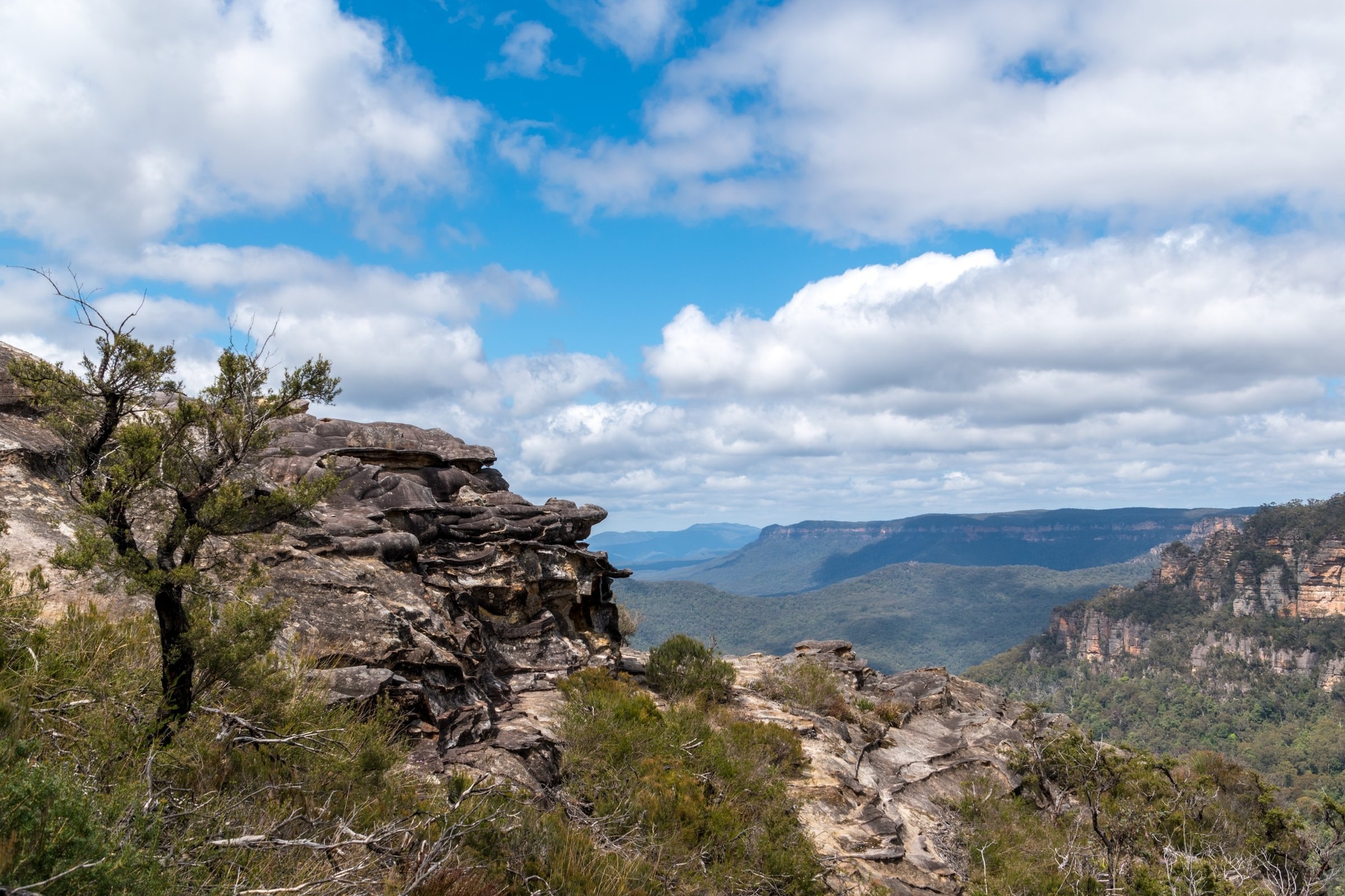 Aus nsw blue mountains view