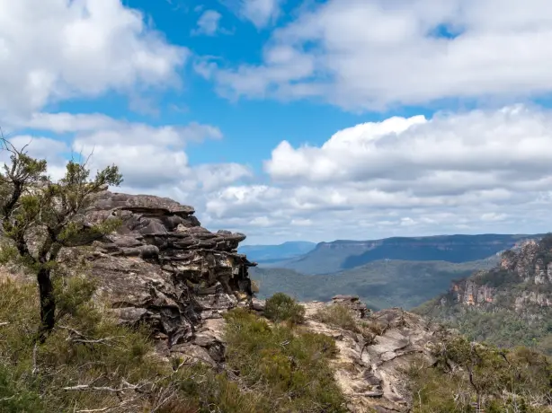 Aus nsw blue mountains view