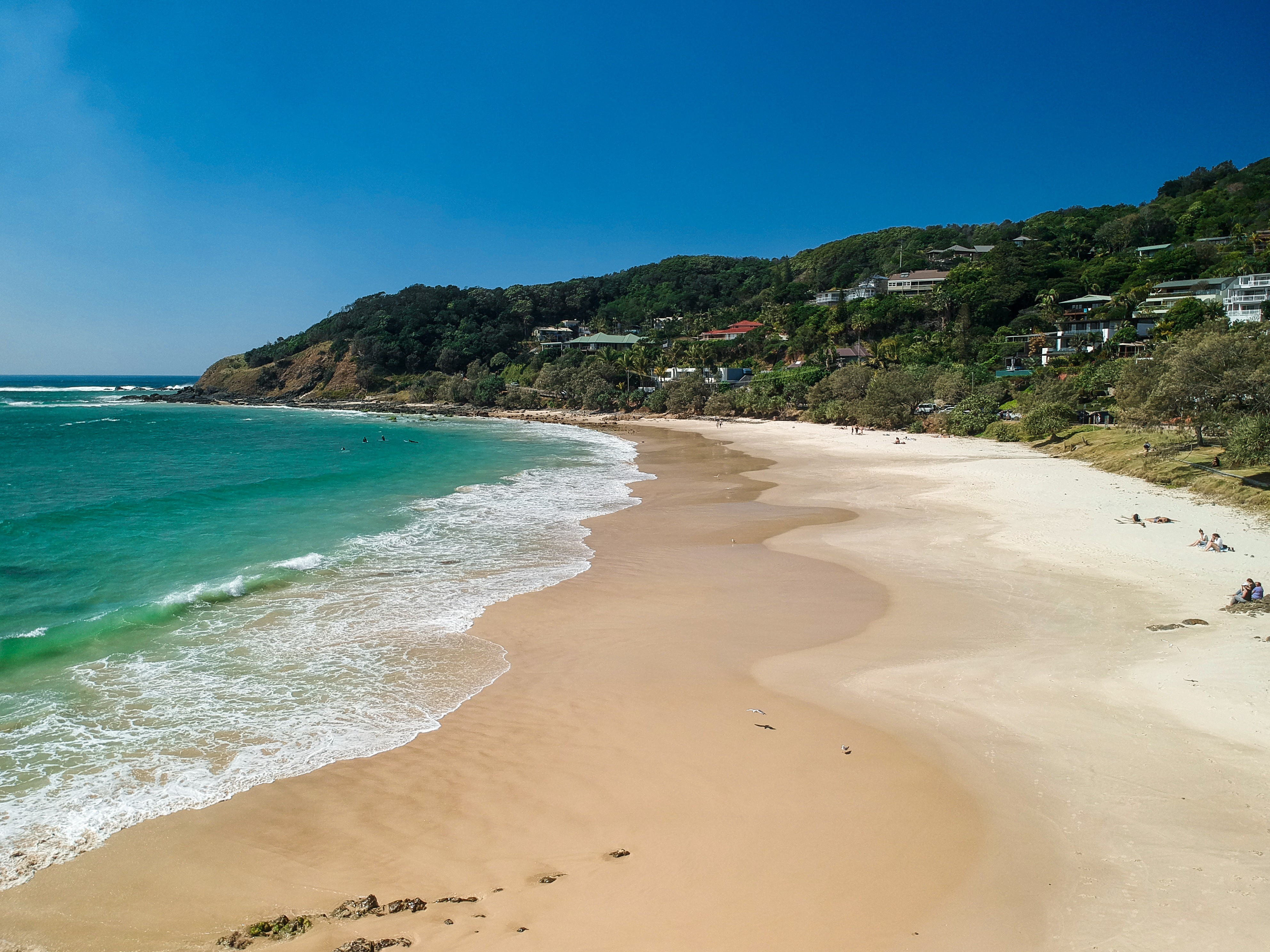 Aus nsw byron bay beach