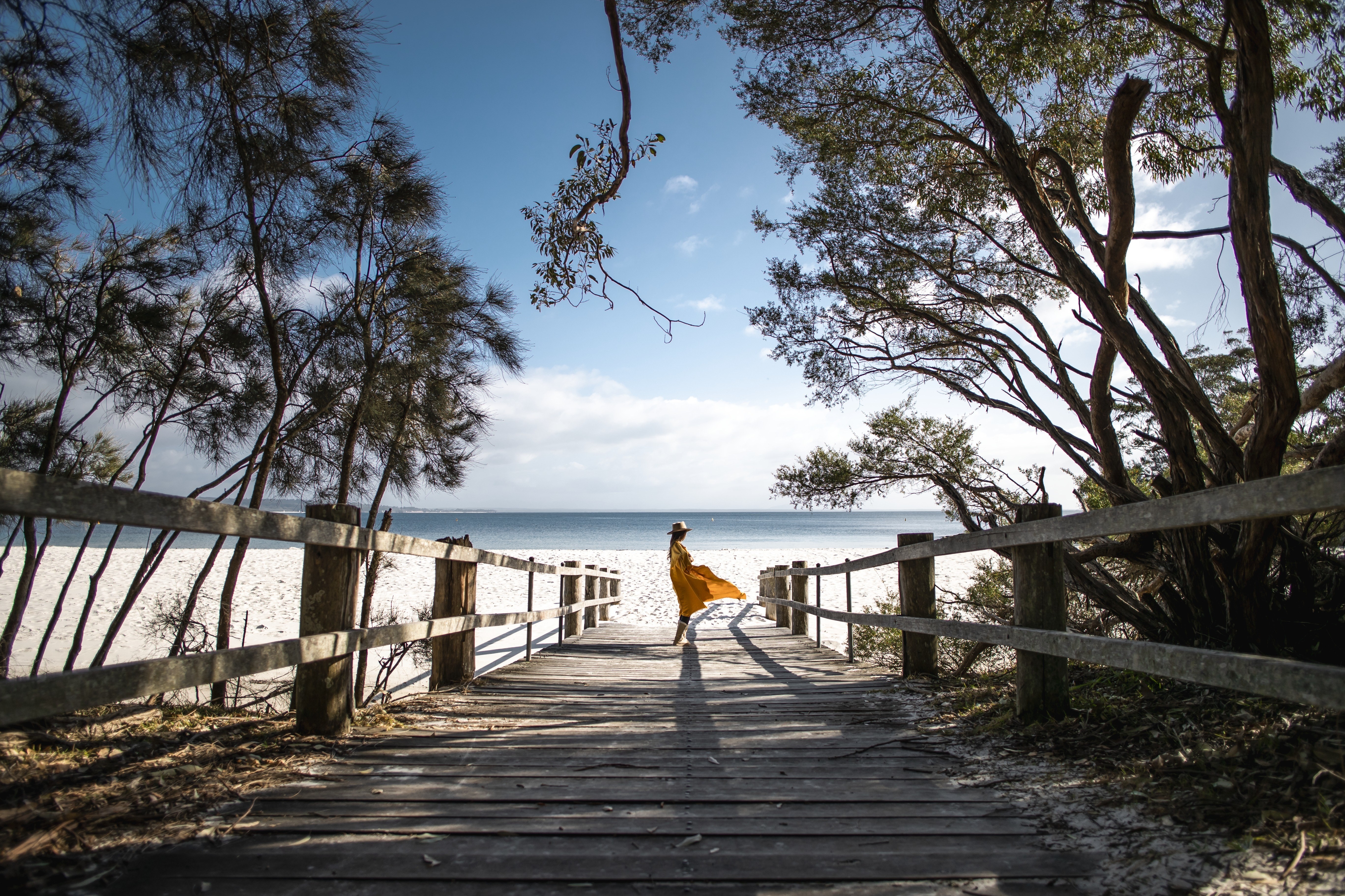Aus nsw jervis bay beach view credit Tourism Australia