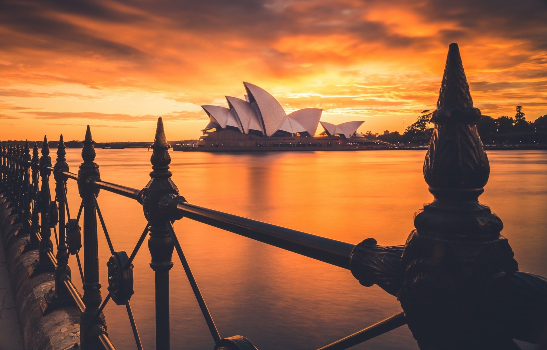 Australien Sydney Opernhaus Sonnenuntergang