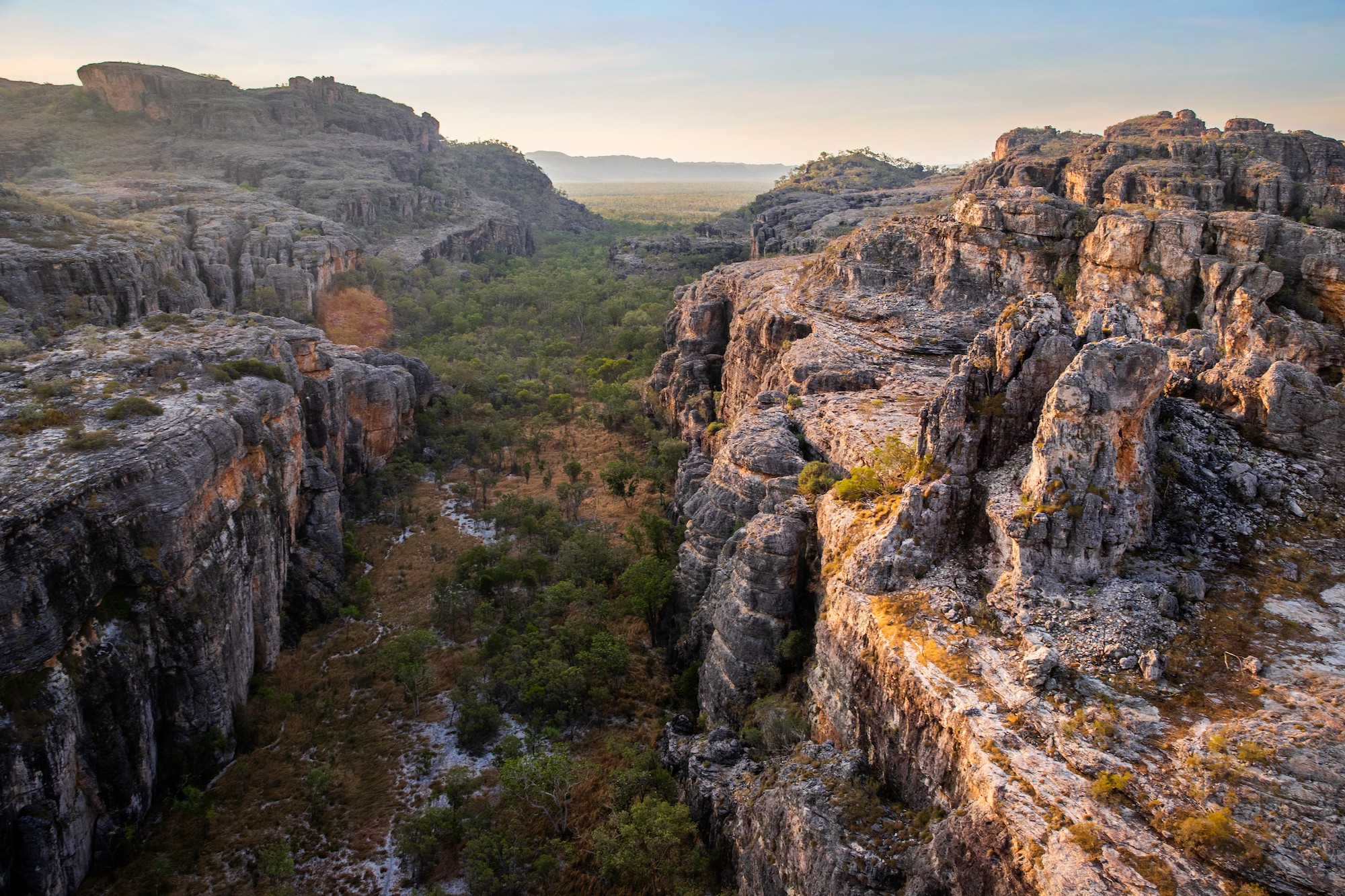 Luchtfoto van Kakadu National Park in Australië