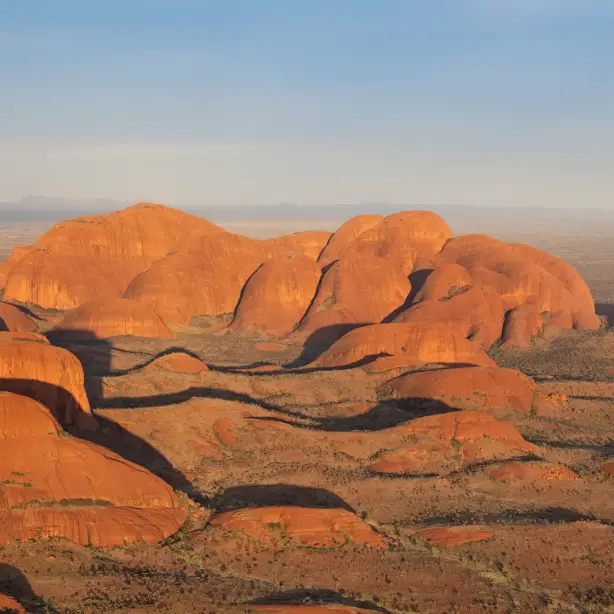 Luftaufnahme der Olgas im Nordwesten Australiens