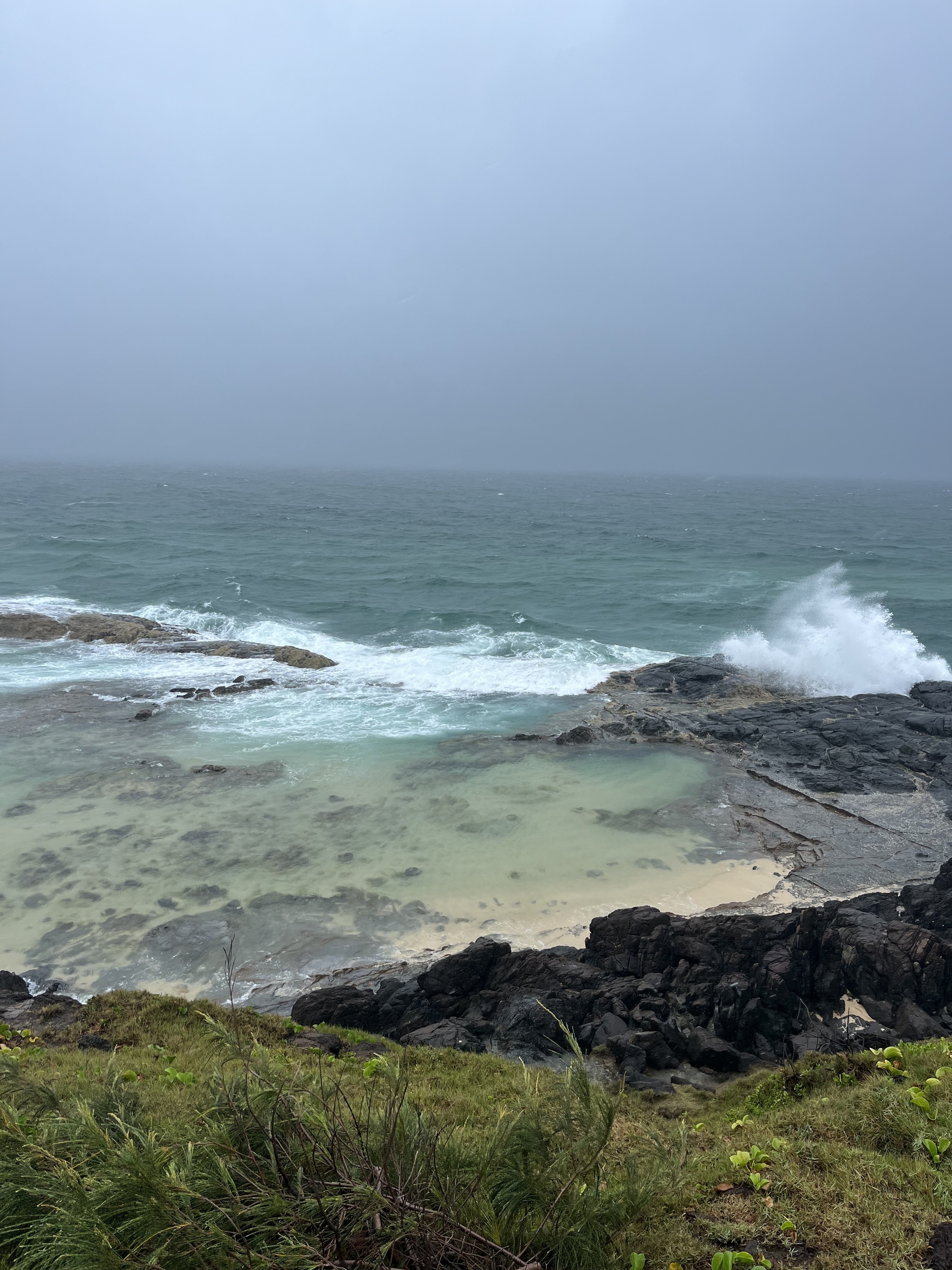 AUS QLD Fraser Island Champagne pools Zwijnenburg