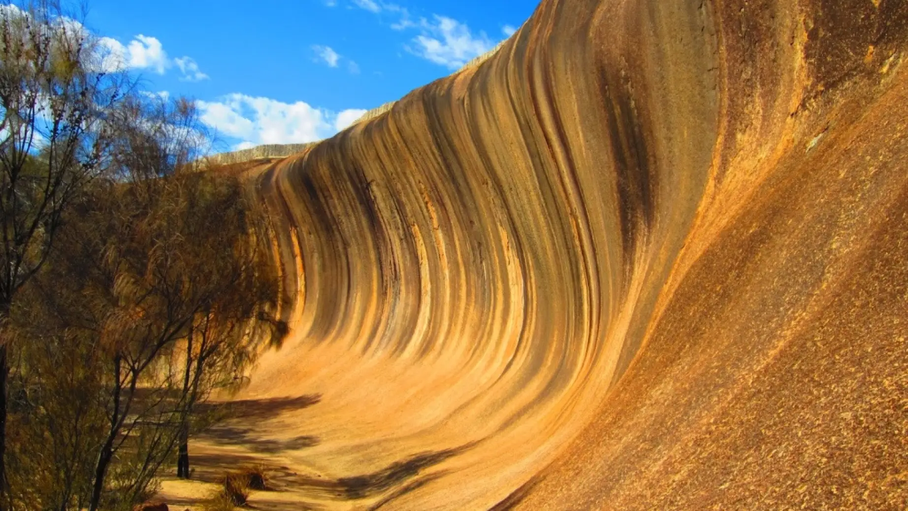 Wellenfelsen in Australien