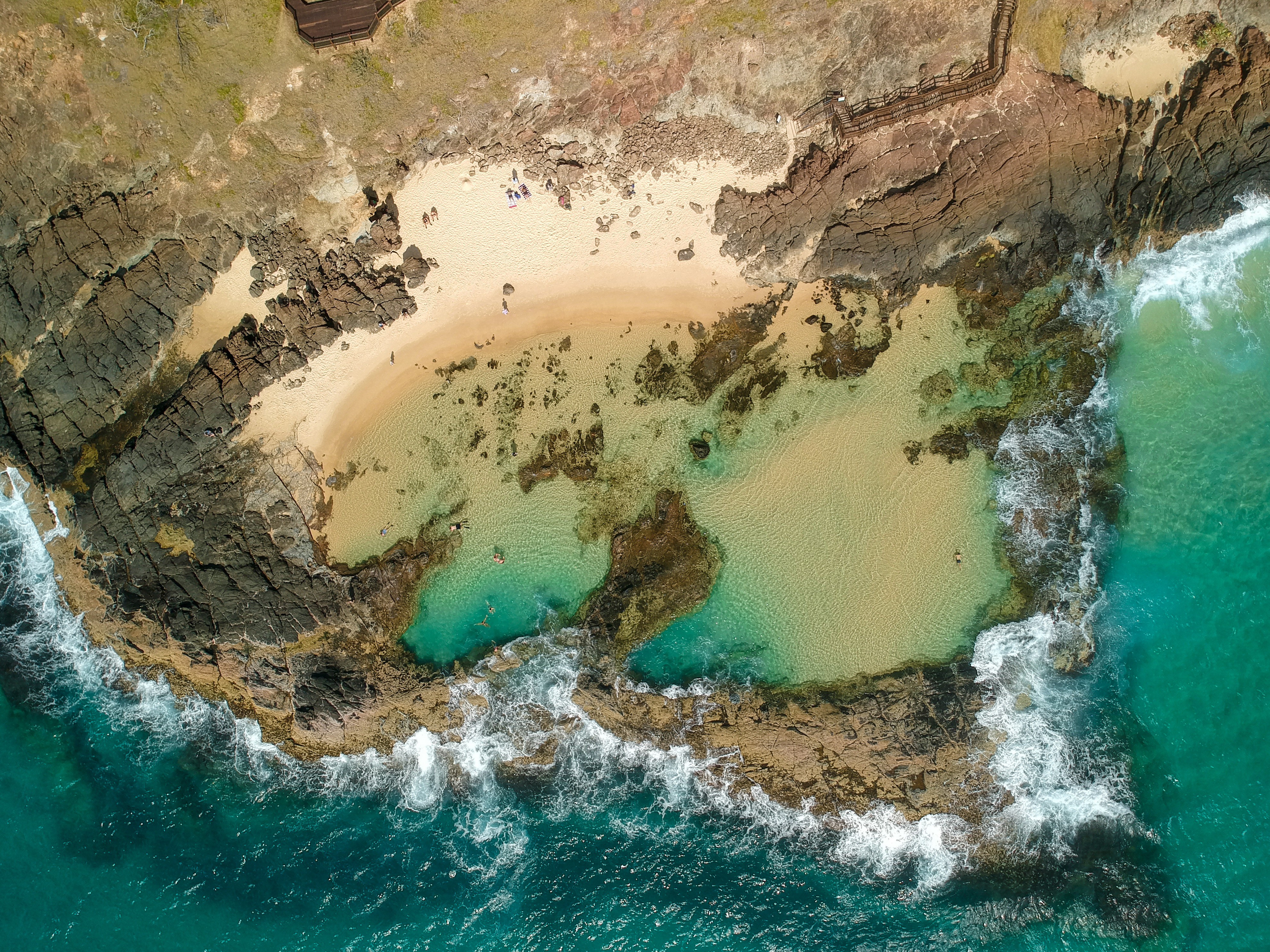 Australien Queensland fraser island Champagne Pools
