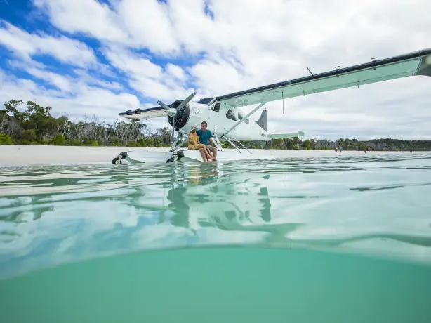 Aus qld whitsundays whitehaven beach scenic flight credit Tourism and Events Queensland