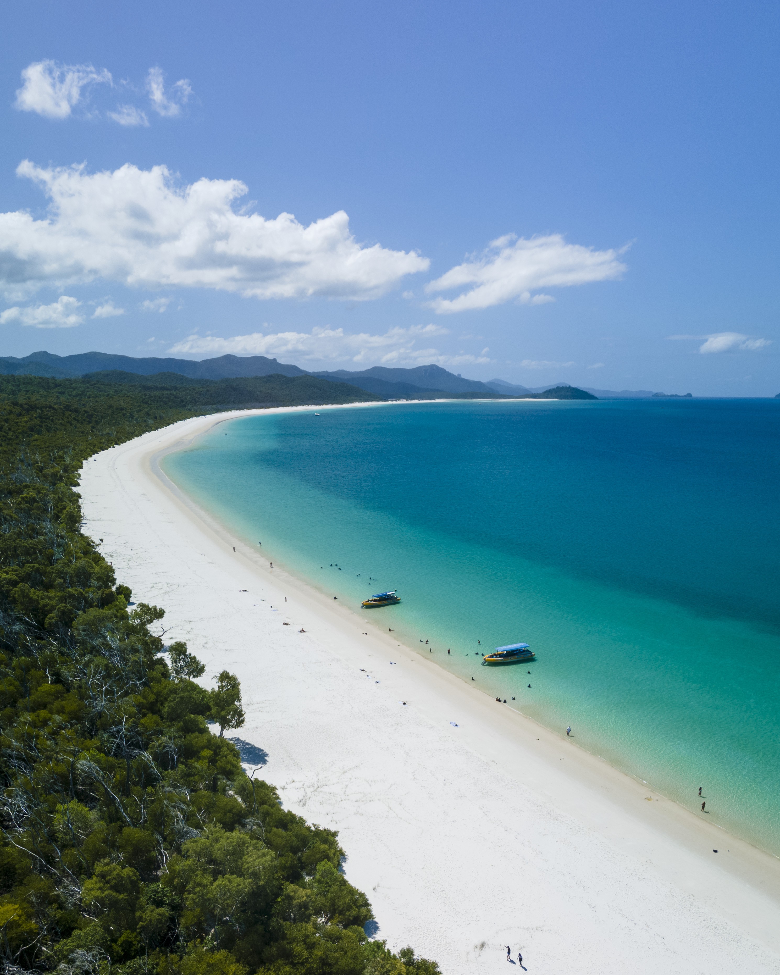 Aus qld whitsundays whitehaven beach view credit Tourism and Events Queensland