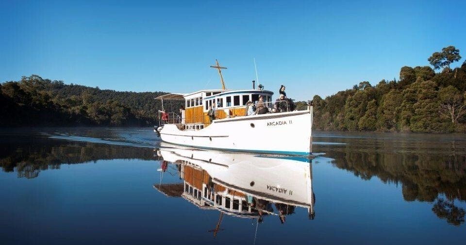 AUS Tasmania Corinna river cruise credits Wilderness Village