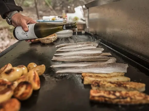 Australien Barbecue Fisch