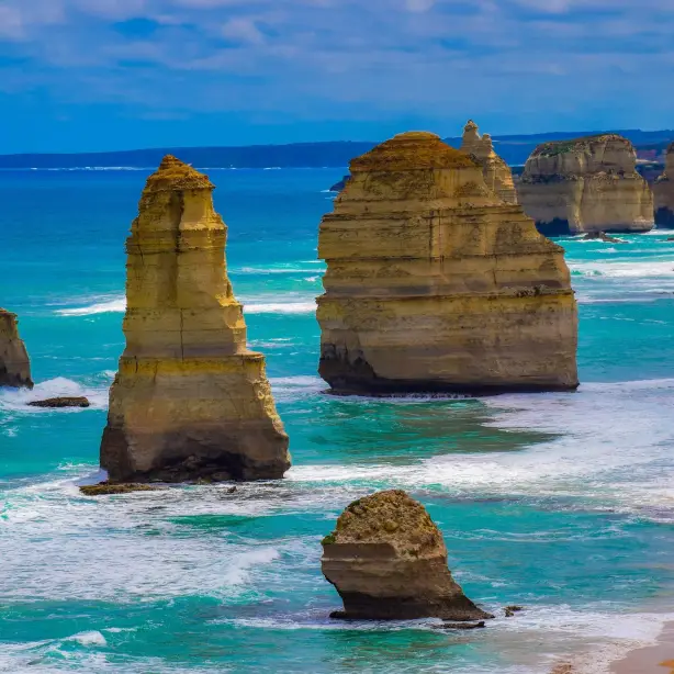 Aus vic 12 apostles great ocean road close up