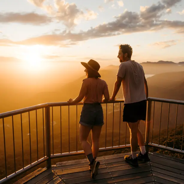 Aus vic grampians Boroka Lookout sunset