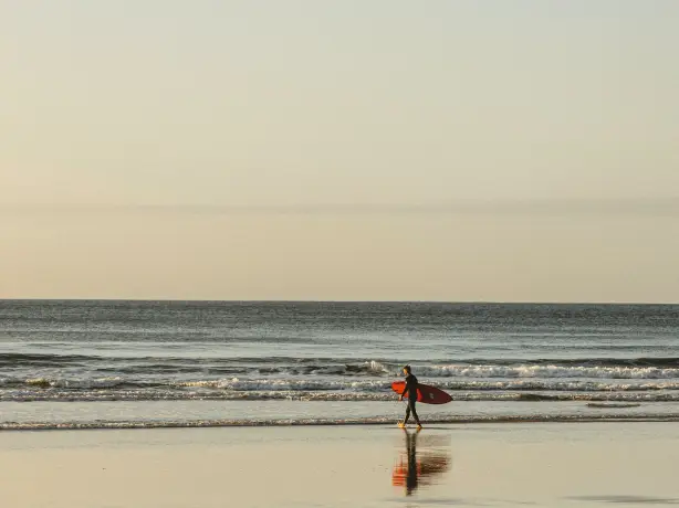 Aus vic great ocean road bells beach surfer