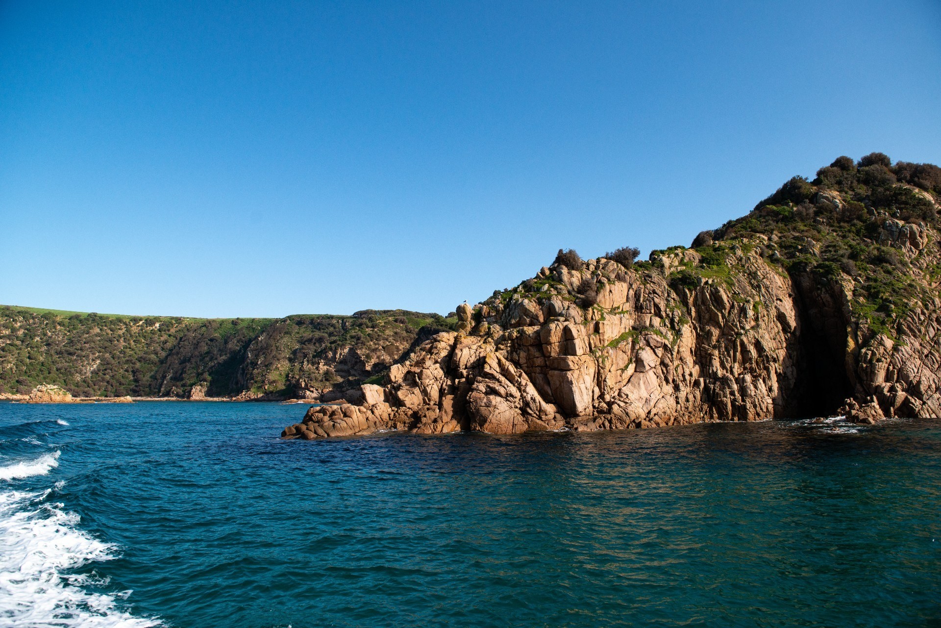 Aus vic phillip island ocean rock